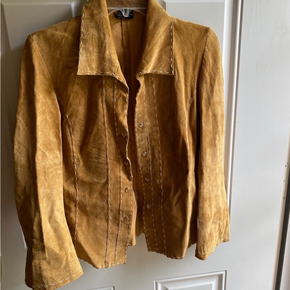 Wet Seal top stitch leather jacket 

Vintage Y2K Wet Seal top stitch